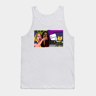 Im Speaking Kamala Harris Woman Yelling at Cat Meme Tank Top